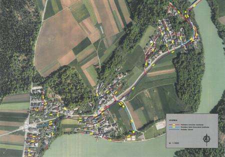 Prikaz tras iz idejnega projekta - Zbilje